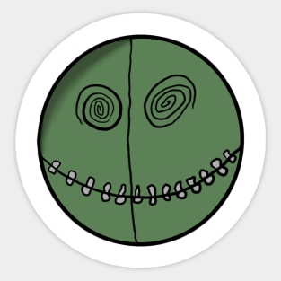 Monstre vert Sticker